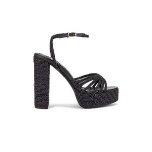 LPA Clarissa Jute Platforms in Black 6 With Box Womens High Heels